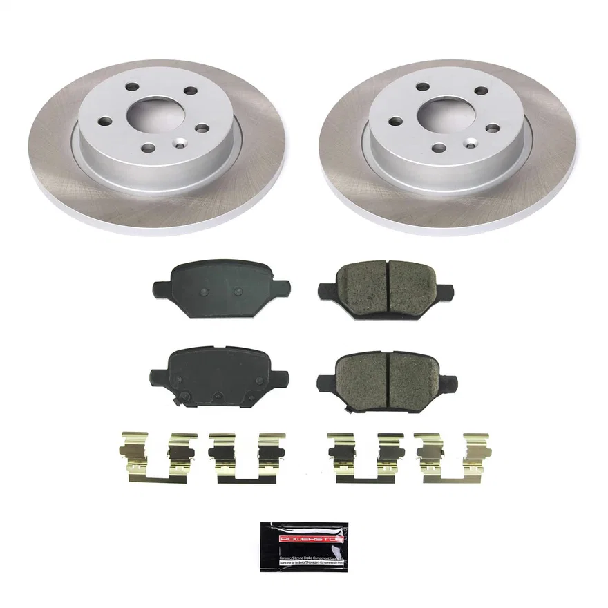 Rear SEMI-COATED ROTOR KIT