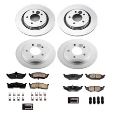 Front and Rear Z17 COATED BRAKE KIT for Chrysler image 2