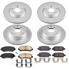 Front and Rear Z17 COATED BRAKE KIT for Nissan Maxima image 2