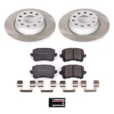 Rear SEMI-COATED ROTOR KIT for Volkswagen CC image 1