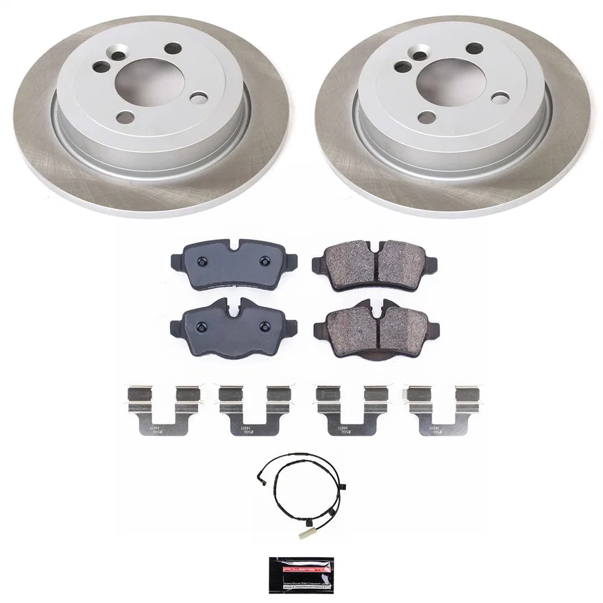 Rear SEMI-COATED ROTOR KIT for Mini Cooper
