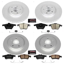 Front and Rear Z23 COATED BRAKE KIT for Volvo image 2