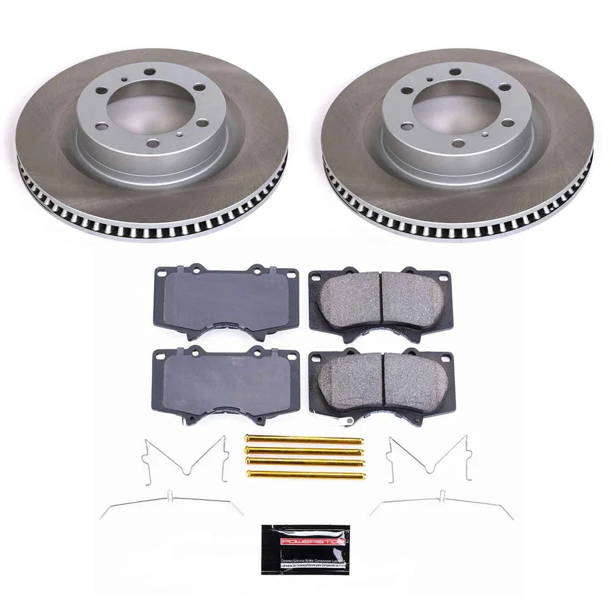 Front SEMI-COATED ROTOR KIT