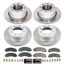 Front and Rear SEMI-COATED ROTOR KIT for Ram 2500 image 1