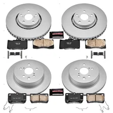 Front and Rear Z17 COATED BRAKE KIT for Lexus GS350 image 2