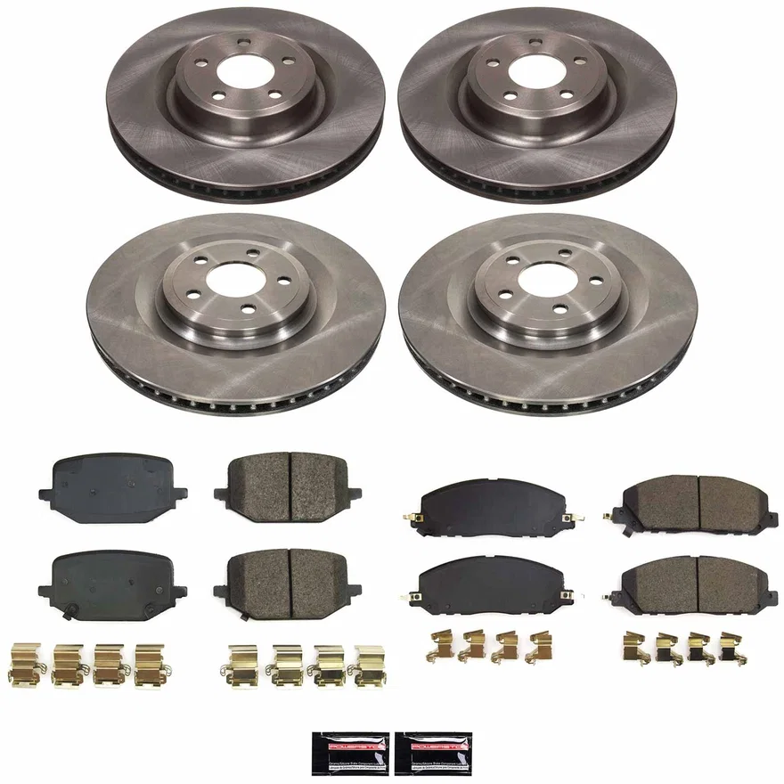 Front and Rear AUTOSPECIALTY BRAKE KIT for Lincoln Aviator