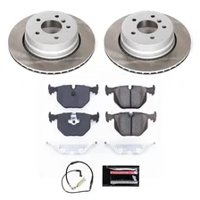 Rear SEMI-COATED ROTOR KIT for BMW image 1