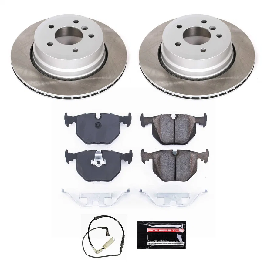 Rear SEMI-COATED ROTOR KIT for BMW