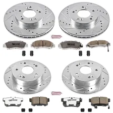 Front and Rear Z26 STREET BRAKE KIT for Acura Integra image 2