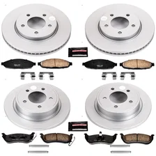 Front and Rear Z17 COATED BRAKE KIT for Chrysler Pacifica image 2