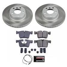 Front SEMI-COATED ROTOR KIT for BMW image 1