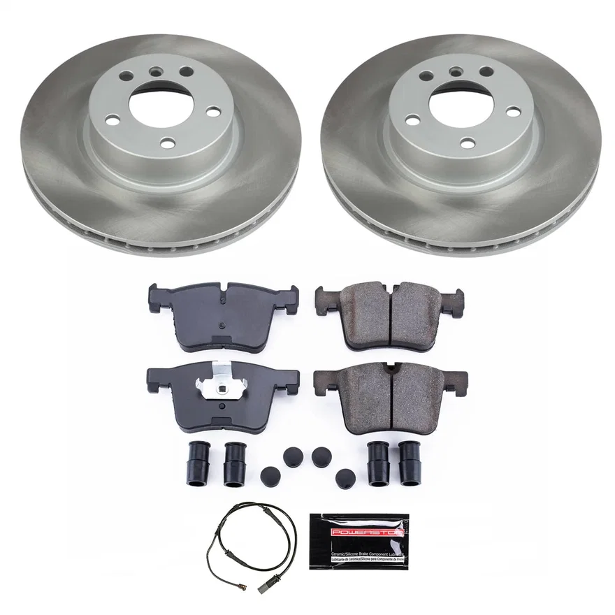Front SEMI-COATED ROTOR KIT for BMW
