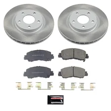 Front SEMI-COATED ROTOR KIT for Mitsubishi Eclipse Cross image 1