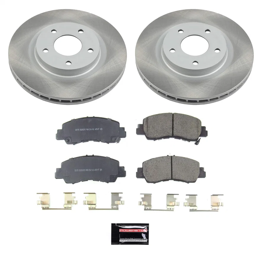 Front SEMI-COATED ROTOR KIT for Mitsubishi Eclipse Cross