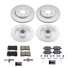 Front and Rear Z17 COATED BRAKE KIT for Cadillac CT6 image 2