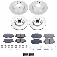Front and Rear Z17 COATED BRAKE KIT for Hyundai Azera image 2