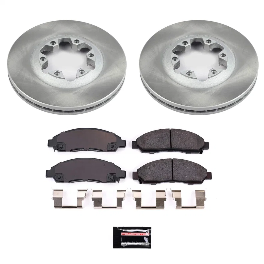 Front SEMI-COATED ROTOR KIT