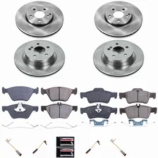 Front and Rear AUTOSPECIALTY BRAKE KIT for Mercedes-Benz E350 image 2