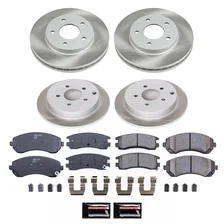 Front and Rear SEMI-COATED ROTOR KIT for Buick Rendezvous image 1