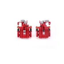 Rear RED CALIPER PAIR W/BRKT image 2