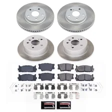 Front and Rear SEMI-COATED ROTOR KIT image 1