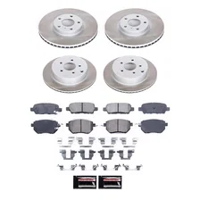 Front and Rear SEMI-COATED ROTOR KIT for Nissan Murano image 1