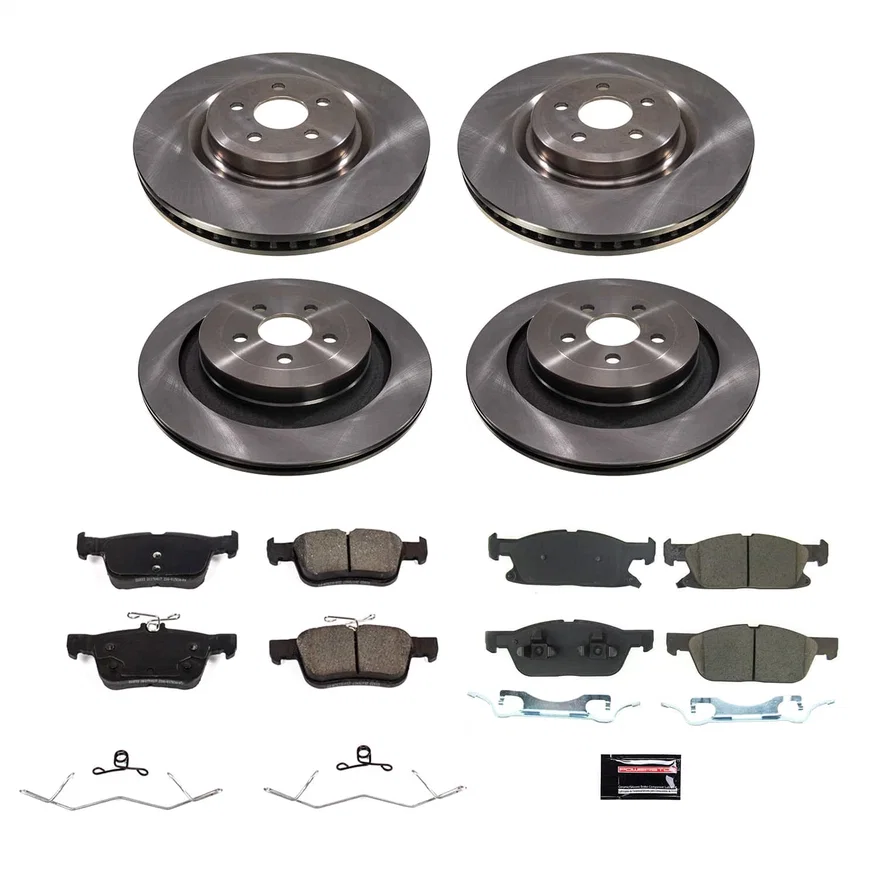 Front and Rear AUTOSPECIALTY BRAKE KIT for Ford Edge