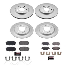 Front and Rear Z17 COATED BRAKE KIT for Kia Soul image 2