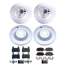 Front and Rear Z17 COATED BRAKE KIT for Tesla image 1