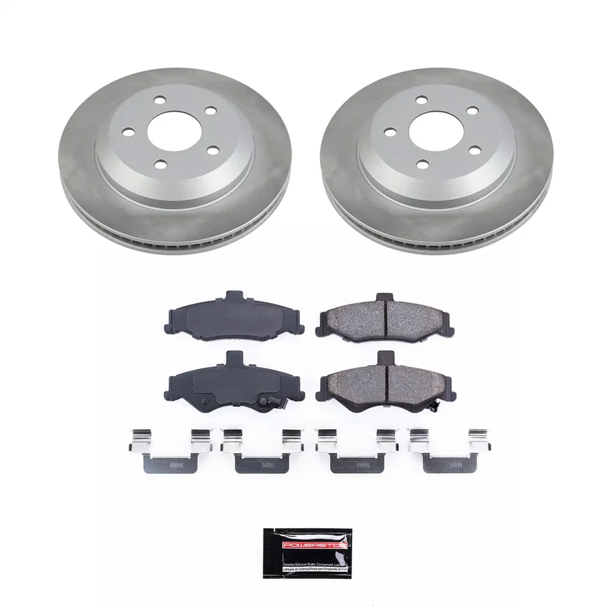 Rear SEMI-COATED ROTOR KIT