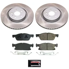 Front SEMI-COATED ROTOR KIT for Lincoln image 1
