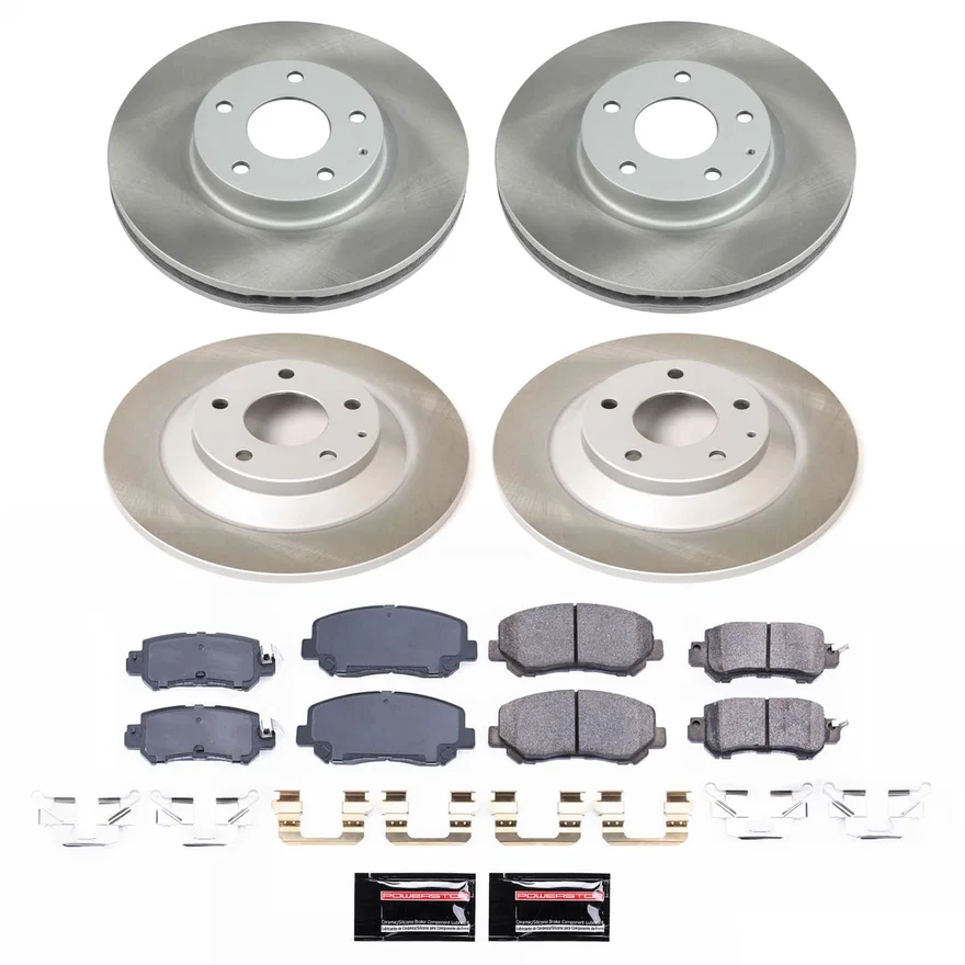 Front and Rear SEMI-COATED ROTOR KIT for Mazda CX-5