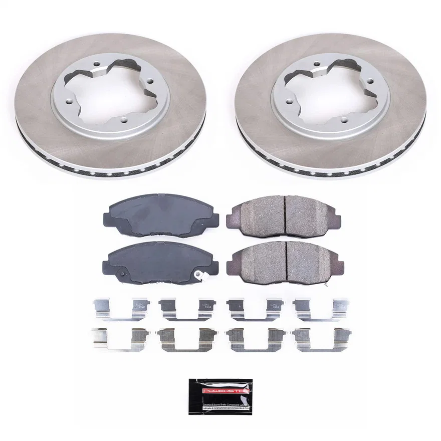 Front SEMI-COATED ROTOR KIT