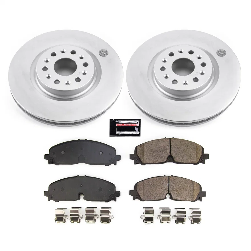 Front Z17 COATED BRAKE KIT for Cadillac