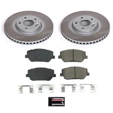 Front SEMI-COATED ROTOR KIT for Hyundai Santa Fe image 1