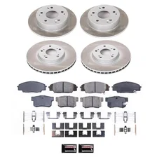 Front and Rear SEMI-COATED ROTOR KIT for Acura RSX image 1