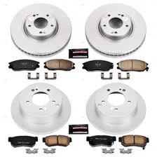 Front and Rear Z17 COATED BRAKE KIT for Hyundai XG350 image 2