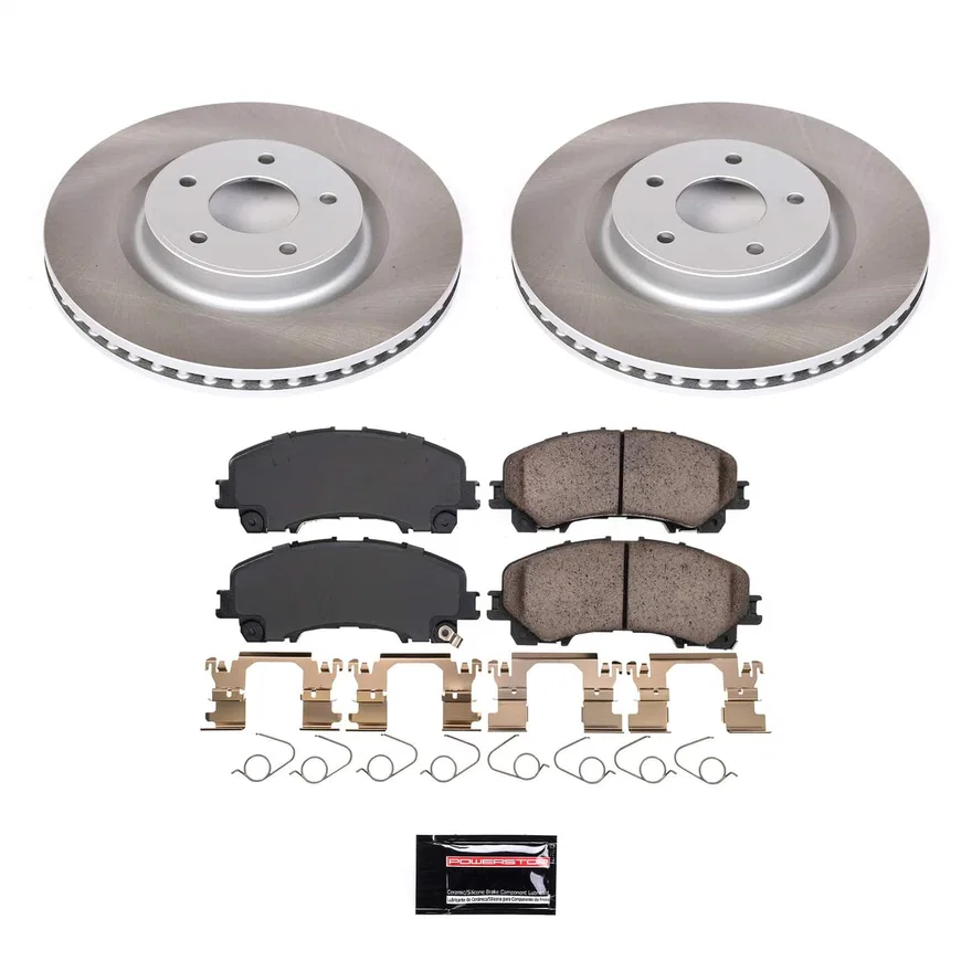 Front SEMI-COATED ROTOR KIT for INFINITI Q50