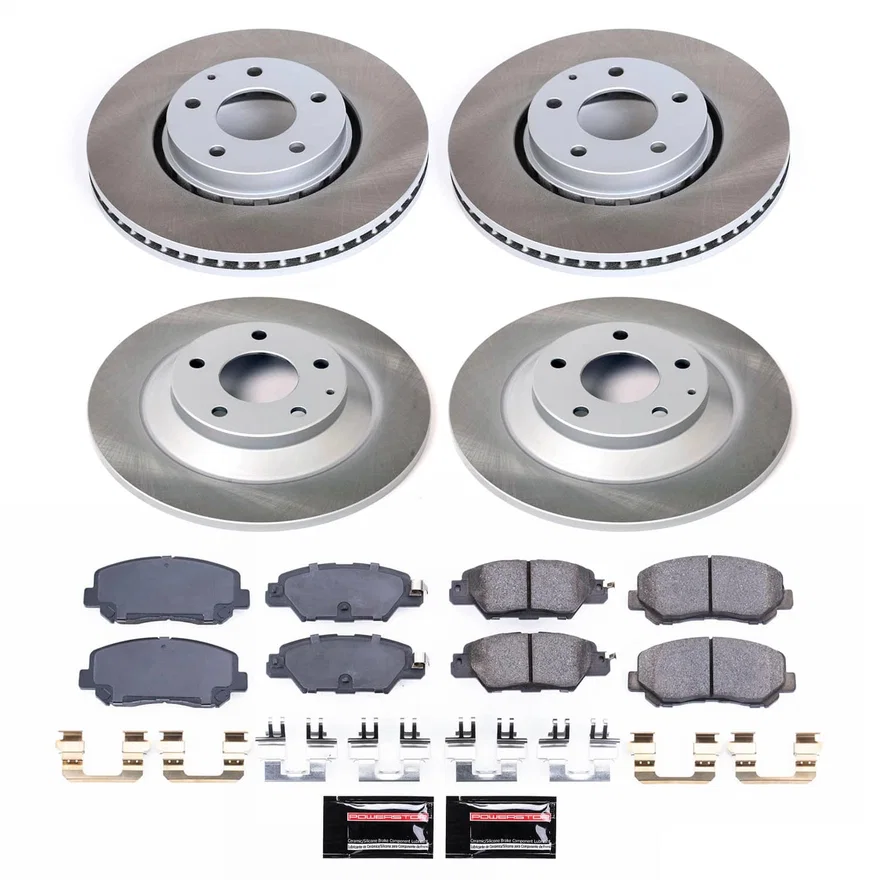 Front and Rear SEMI-COATED ROTOR KIT for Mazda CX-5