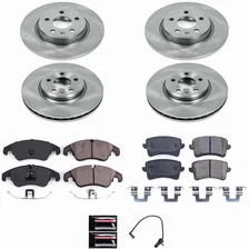 Front and Rear AUTOSPECIALTY BRAKE KIT for Audi image 2
