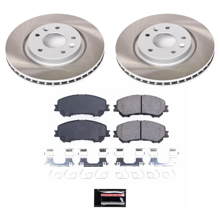 Front SEMI-COATED ROTOR KIT for Nissan Rogue