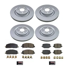 Front and Rear Z17 COATED BRAKE KIT for Lincoln Aviator image 1