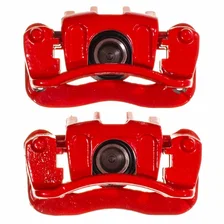 Rear RED CALIPER PAIR W/BRKT for Kia image 2