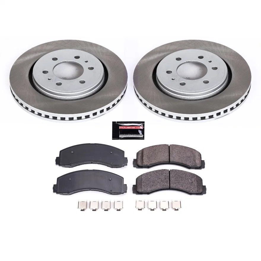 Front SEMI-COATED ROTOR KIT for Ford F-150