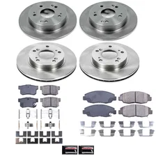 Front and Rear AUTOSPECIALTY BRAKE KIT for Honda Civic image 2