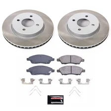 Front SEMI-COATED ROTOR KIT for Nissan Versa image 1