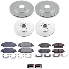 Front and Rear Z17 COATED BRAKE KIT for Cadillac STS image 2
