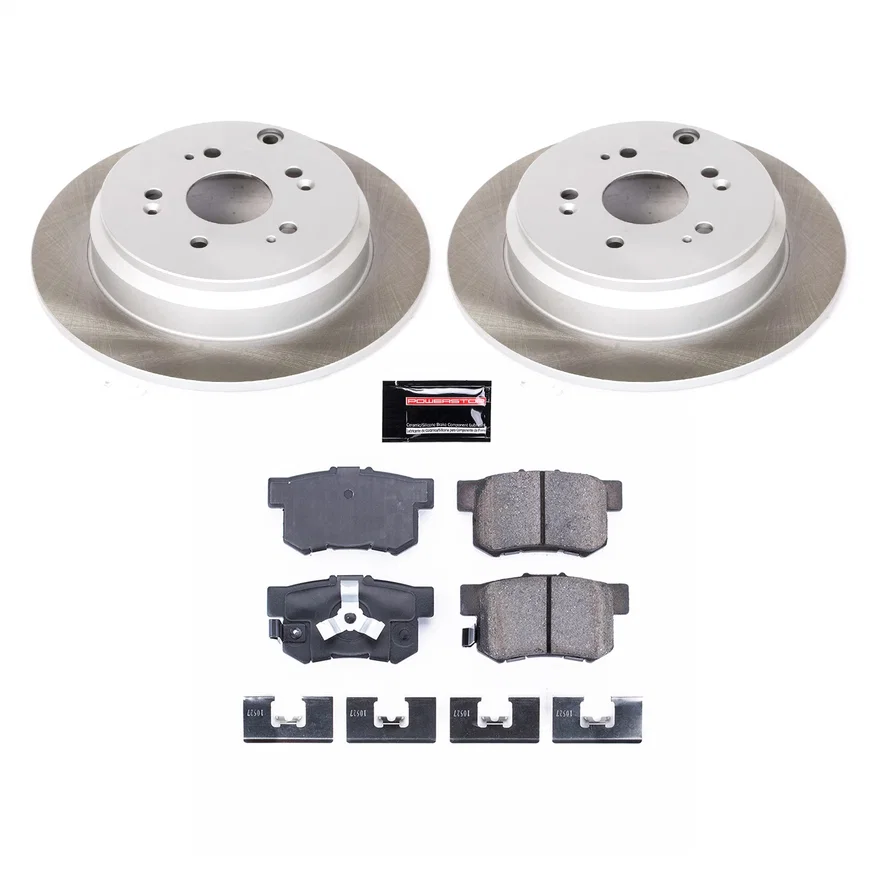 Rear SEMI-COATED ROTOR KIT
