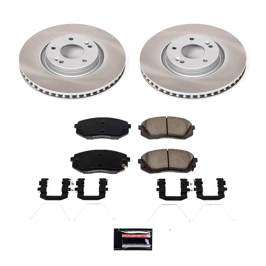 Front SEMI-COATED ROTOR KIT