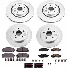 Front and Rear Z17 COATED BRAKE KIT for Toyota image 2